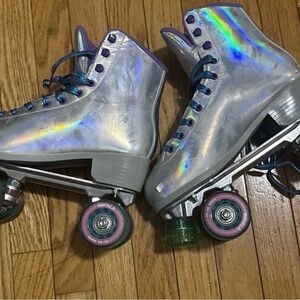 Impala Holographic Roller Skates with Colorful Wheels
